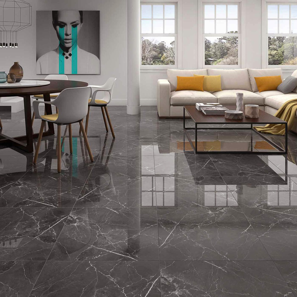 Klinker Aura Marengo Blank Marmor 60x60