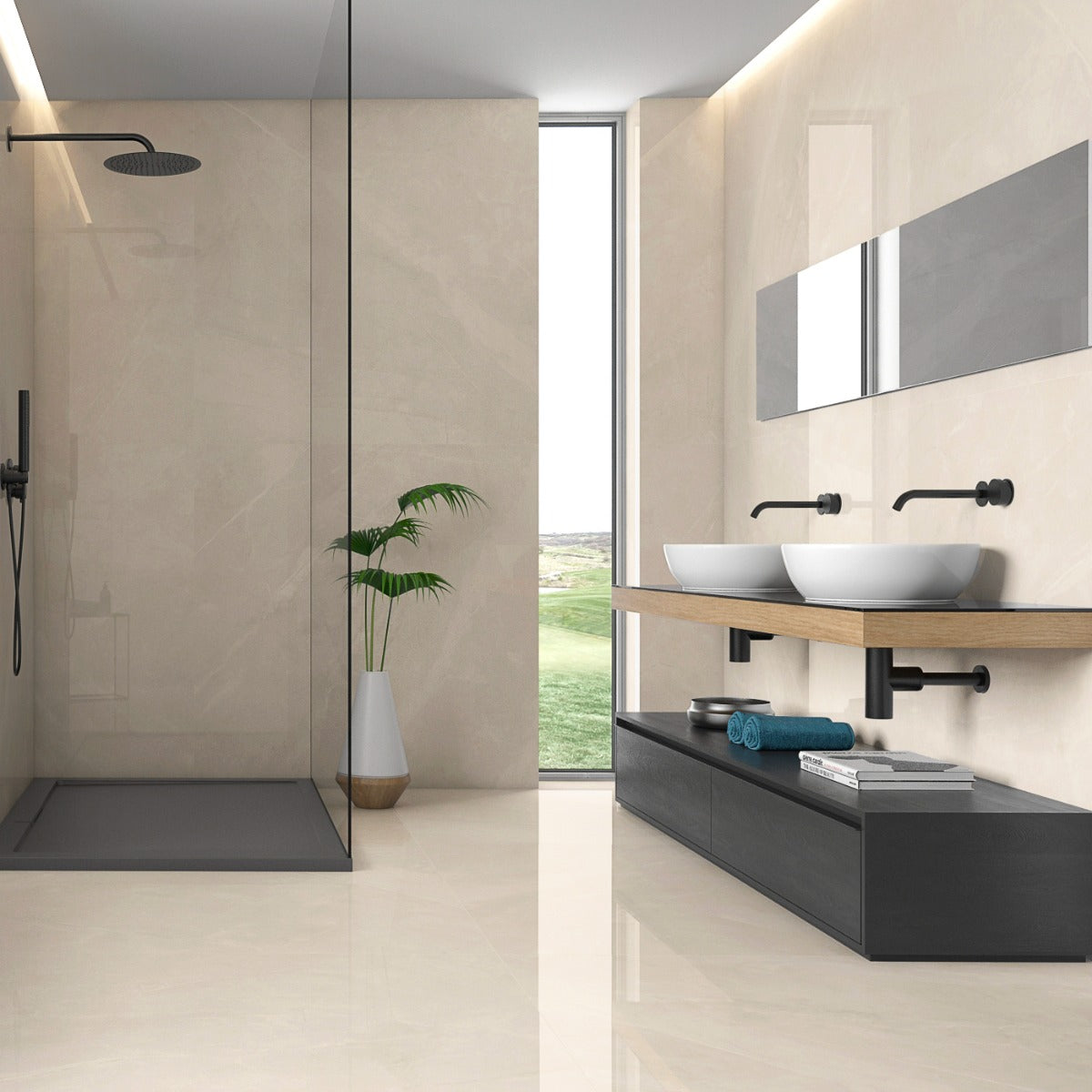 Klinker Magda Marfil Marmor Blank 120x120