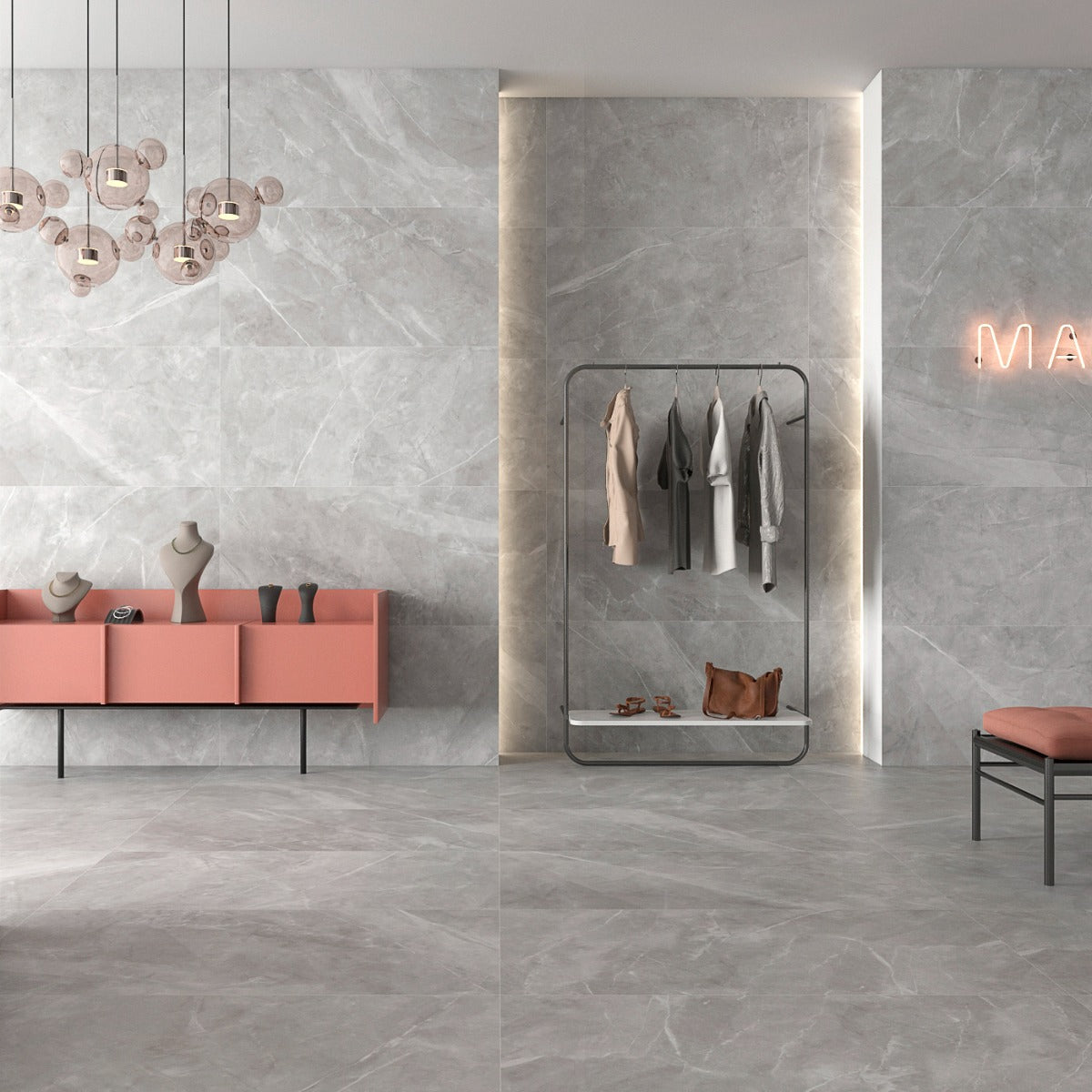 Klinker Magda Perla Marmor Mat 120x120