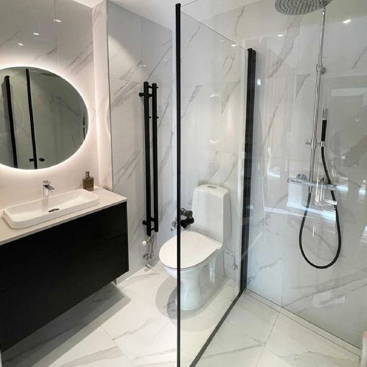 Klinker Statuary Hvid Mat Marmor 60x60