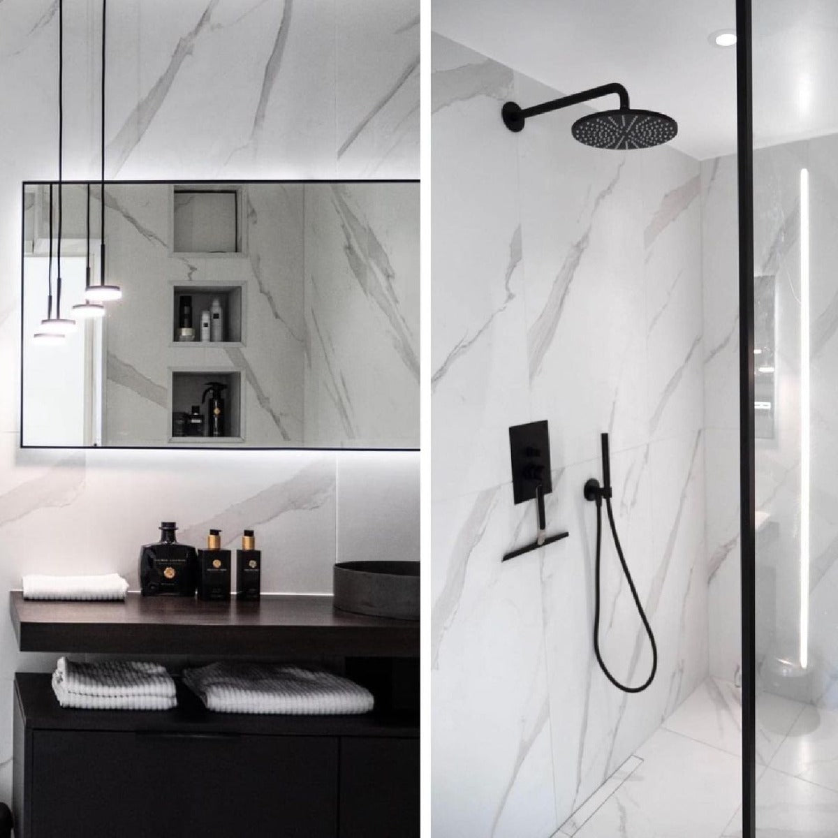 Klinker Statuary Hvid Mat Marmor 60x60