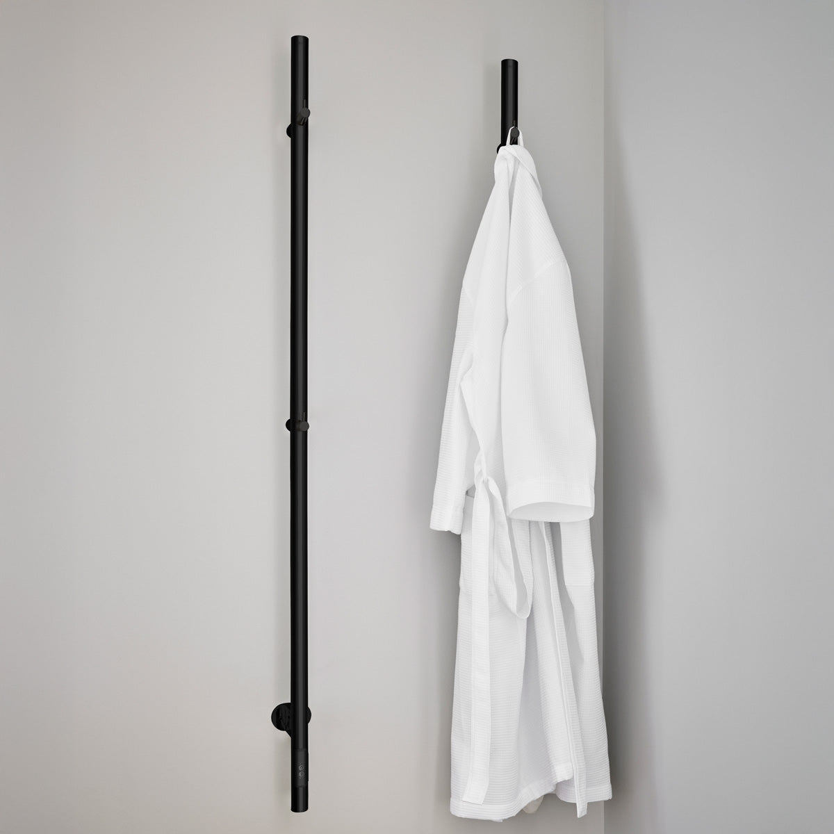 Håndklædetørrer Hafa Grace 75x1400 Sort
