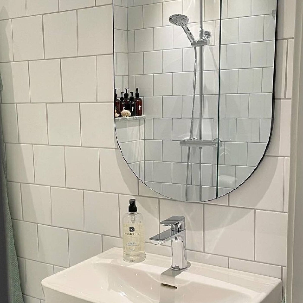 Vægflise Hvid Mat 15x15