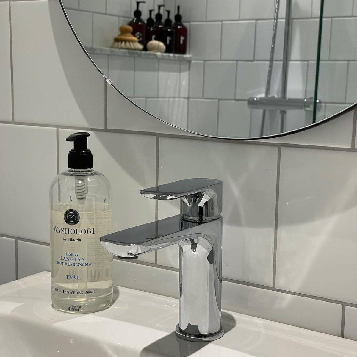 Vægflise Hvid Mat 15x15