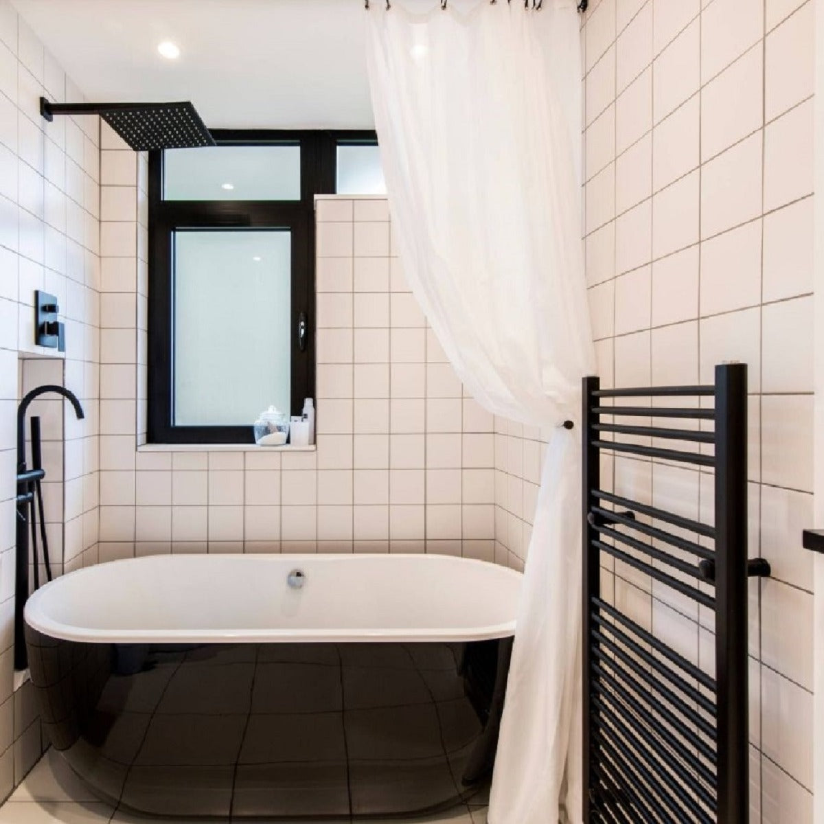 Vægflise Hvid Mat 15x15