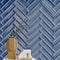 Swatch for Vægflise Jewell Blue Blank 7,5x30