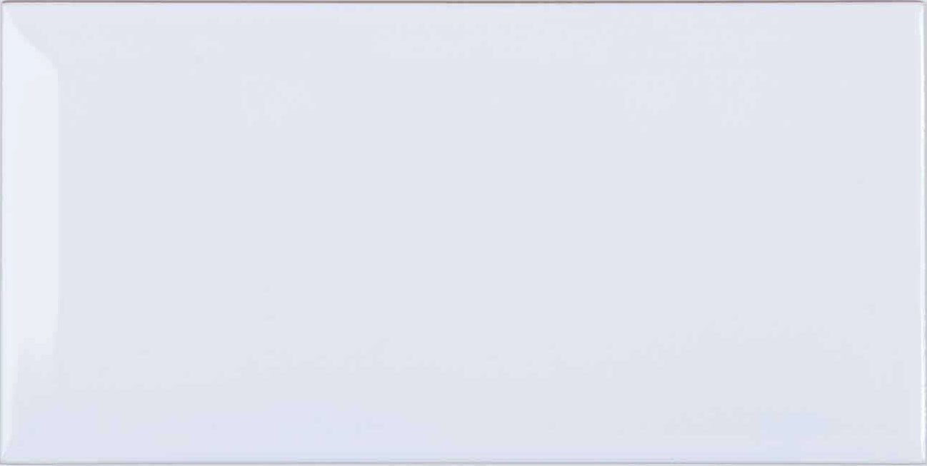 Vægflise Metro Hvid Blank 7,5x15