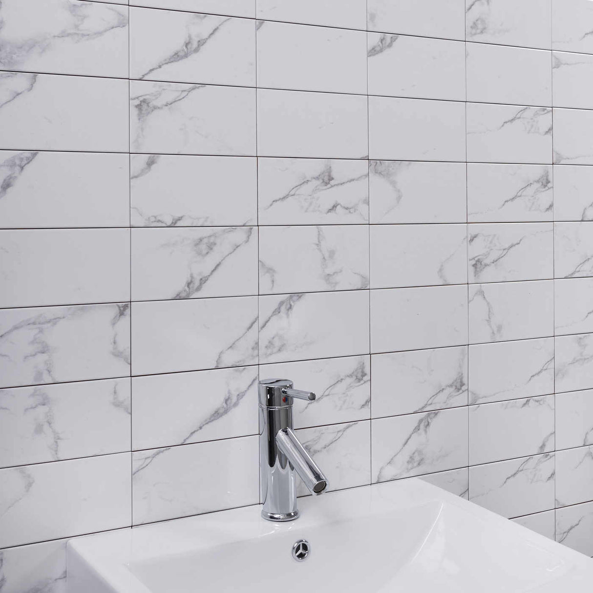 Vægflise Carrara Marmor 10x20