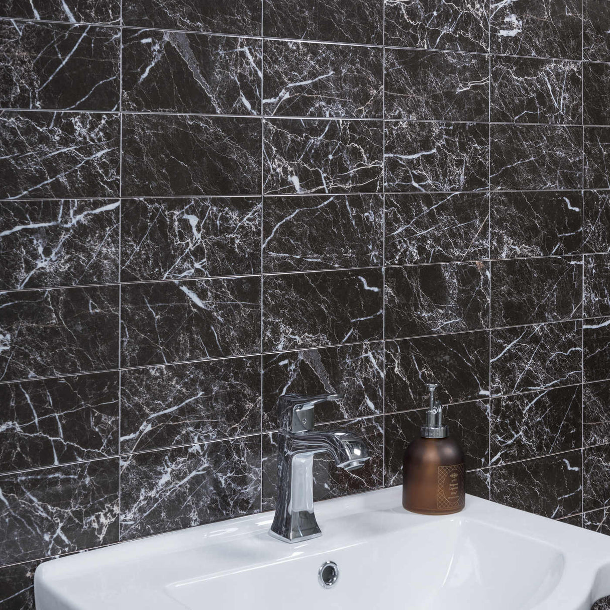 Vægflise Marquina Marmor 10x20