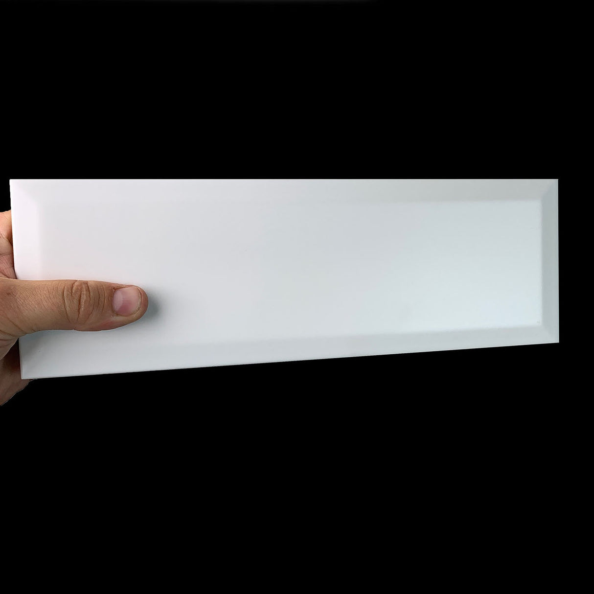 Vægflise Metro Hvid mat 10x30