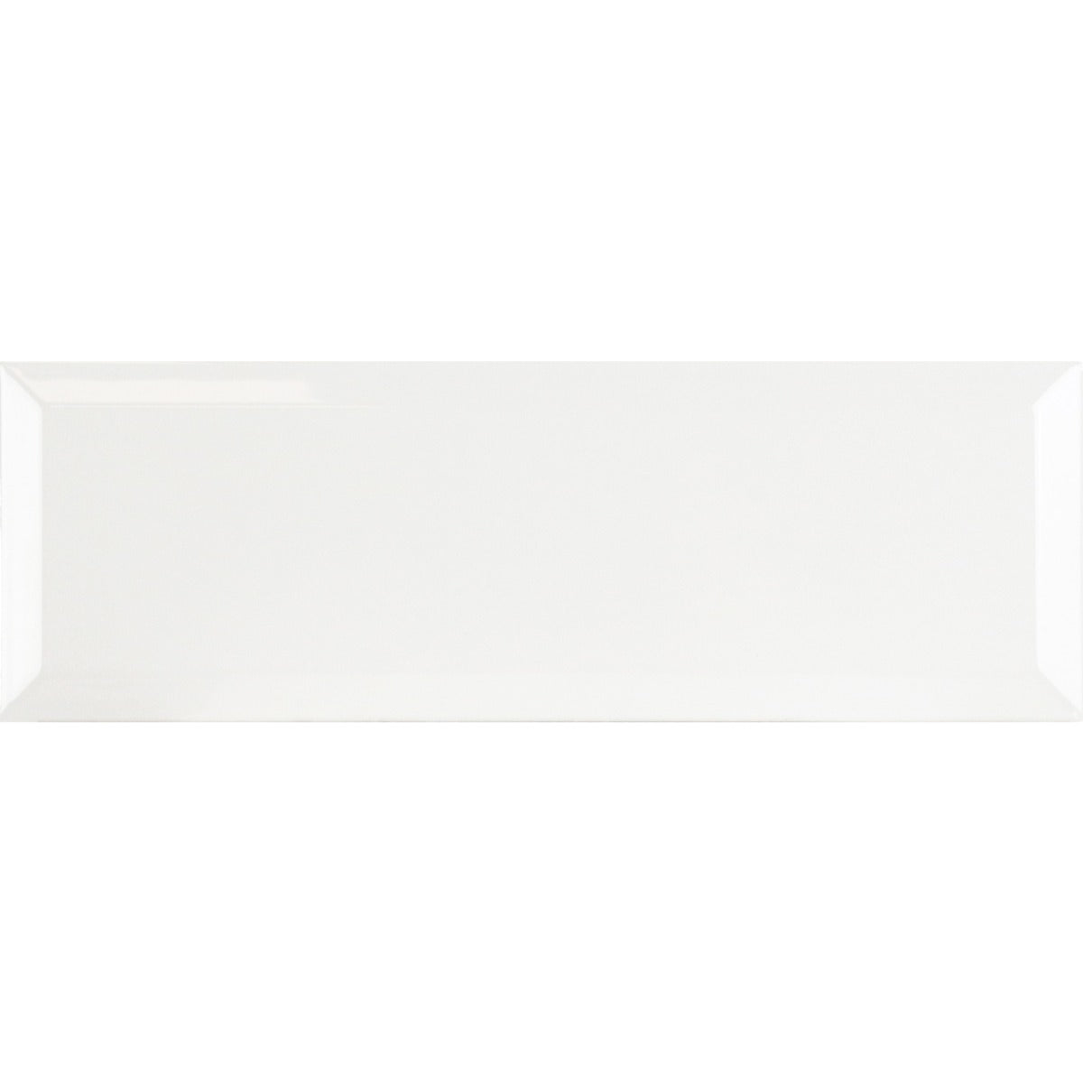 Vægflise Metro Hvid Blank 10x30