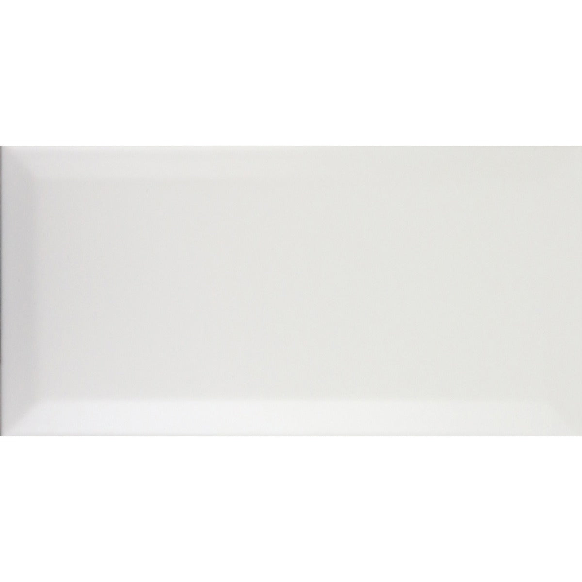 Vægflise Metro Hvid mat 10x20