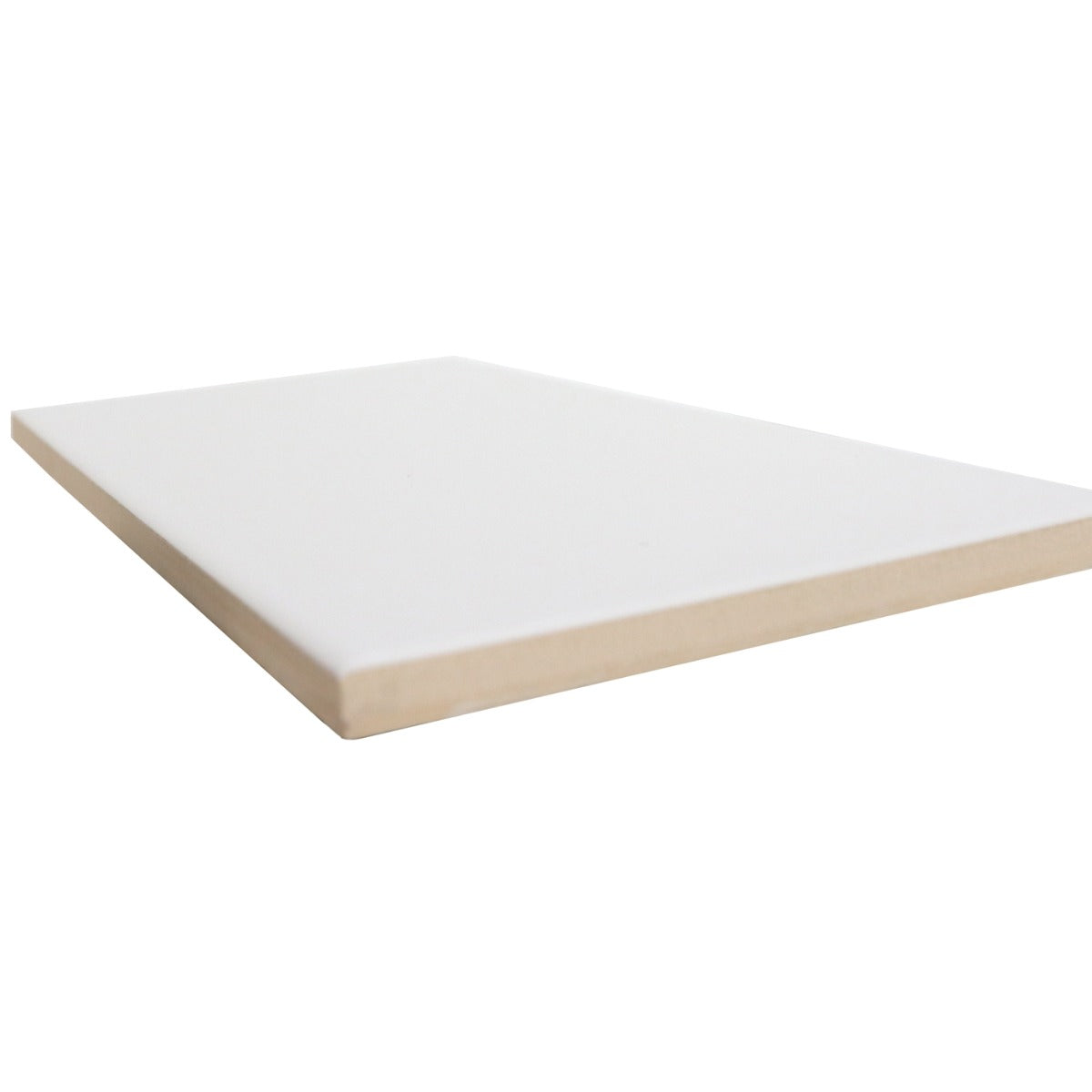 Vægflise Hvid Glat Blank 10x20