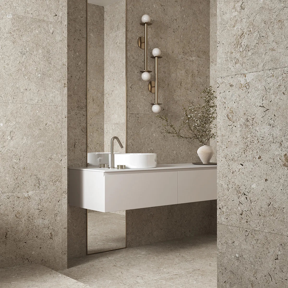 Klinker Kalksten Norr Natural Mat 60x60