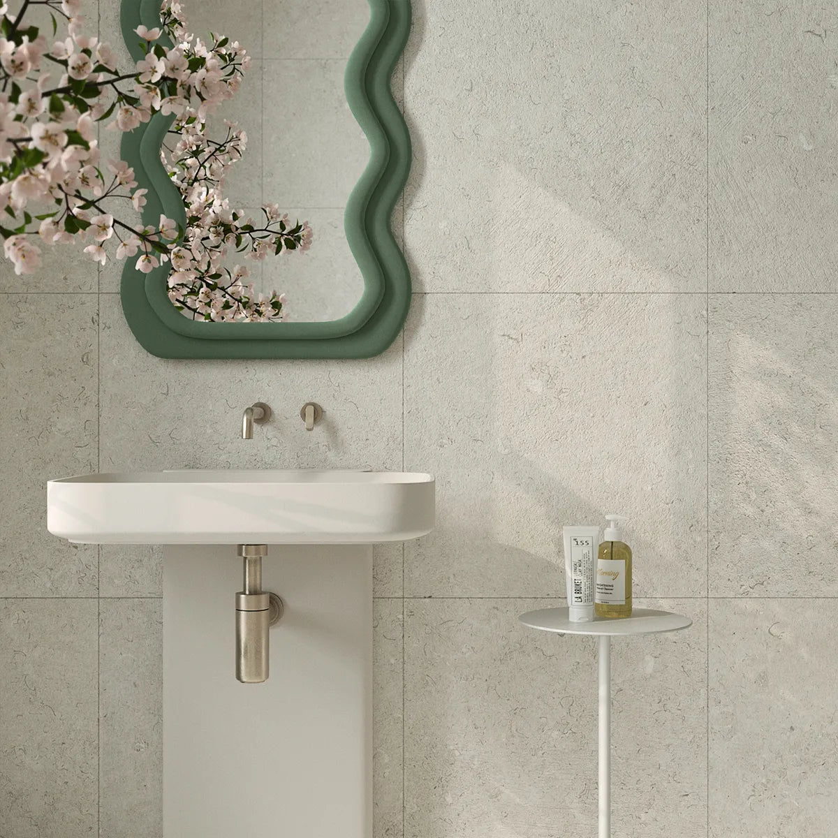 Klinker Kalksten Norr Pearl Mat 60x60