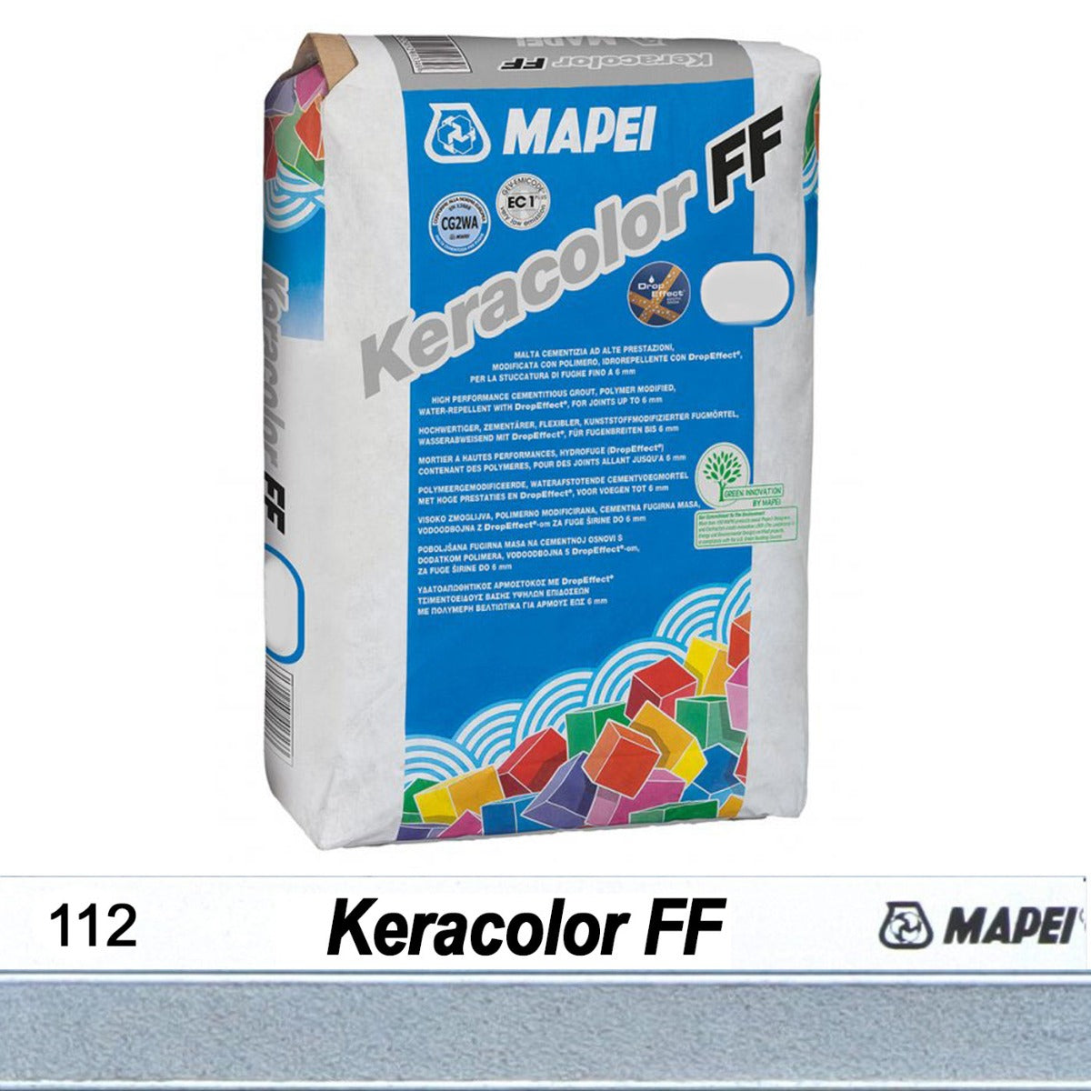 Keracolor FF Fugemasse 112 Medium Grey 20 kg