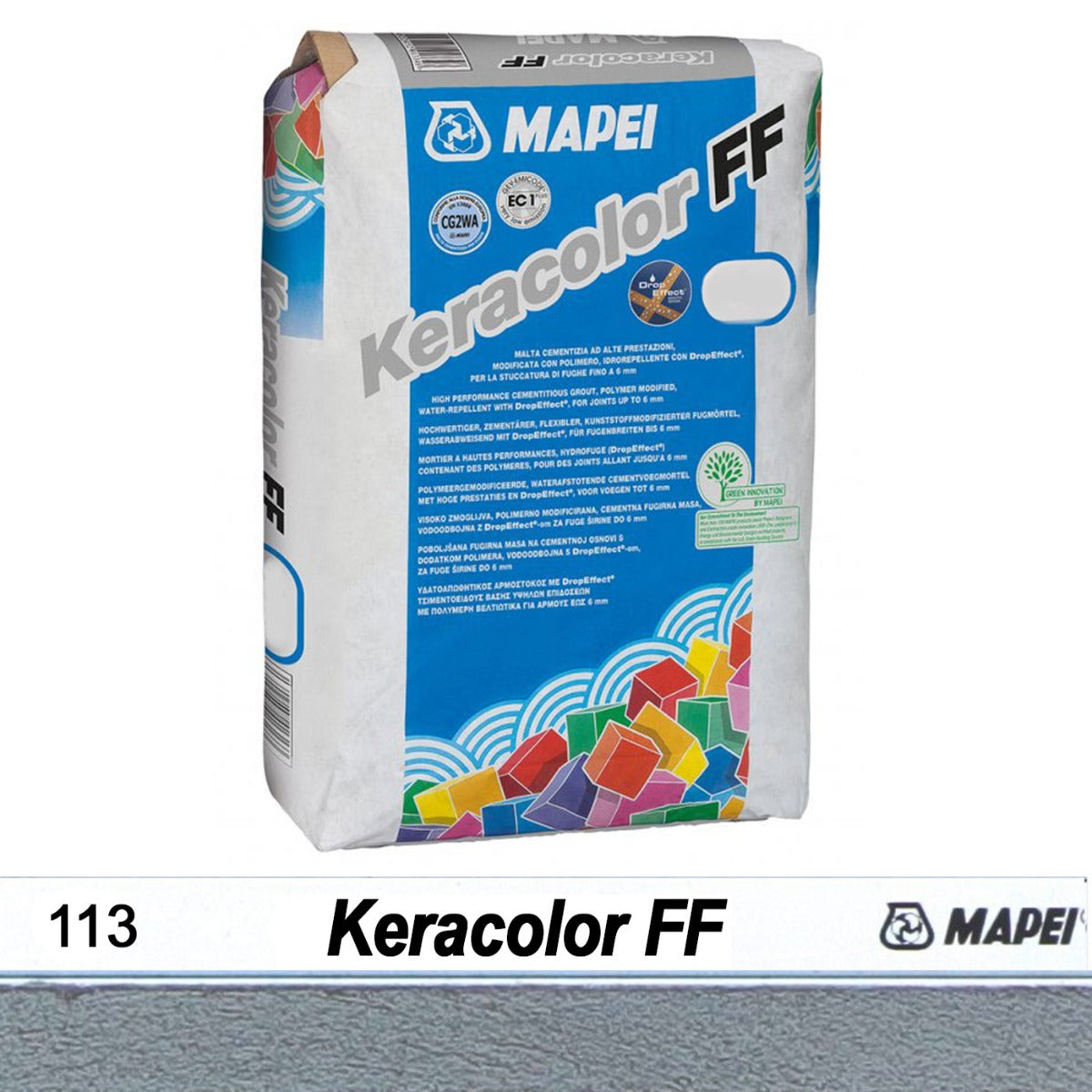 Keracolor FF Fugemasse 113 Cement Grey 20 kg