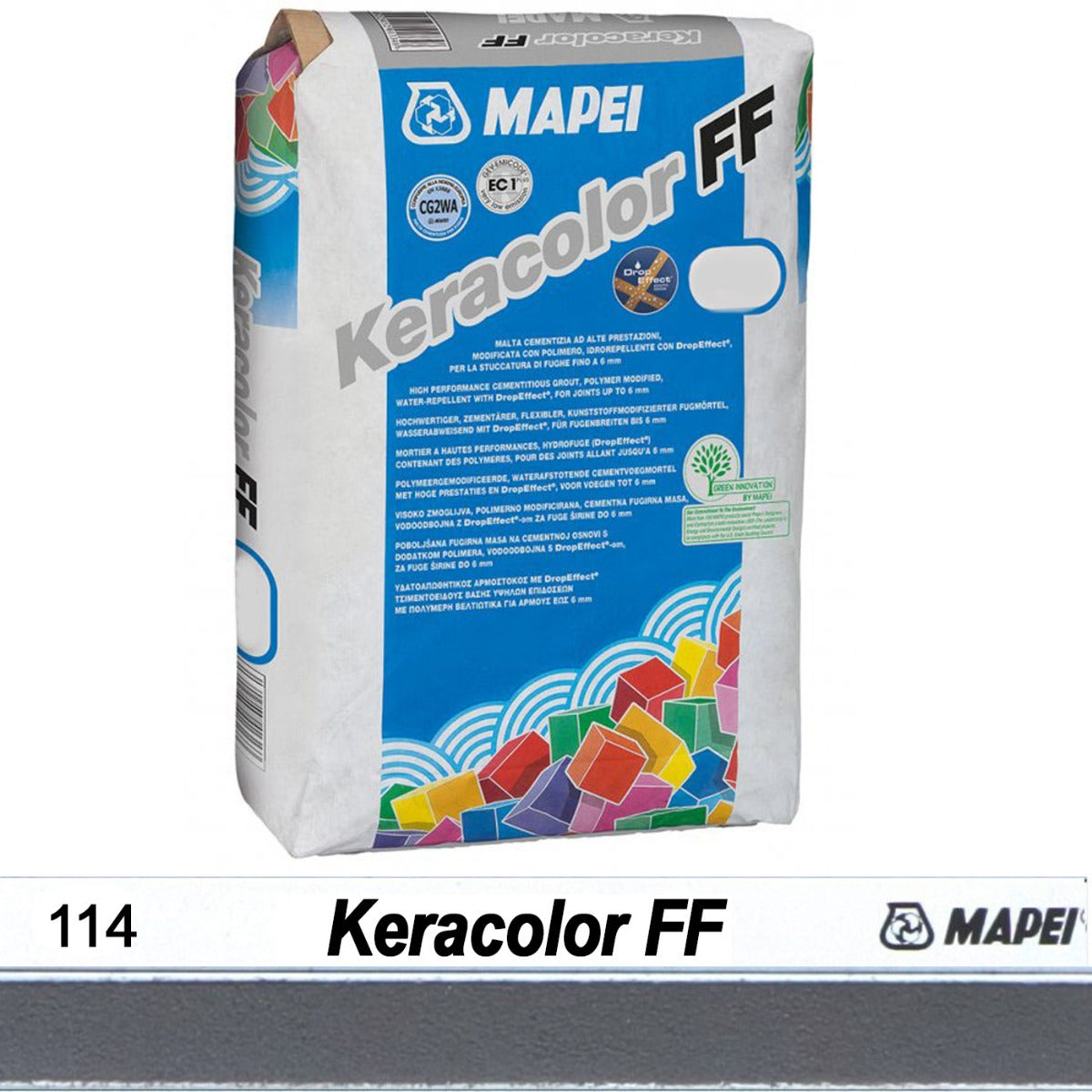 Keracolor FF Fugemasse 114 Anthracite 20 kg