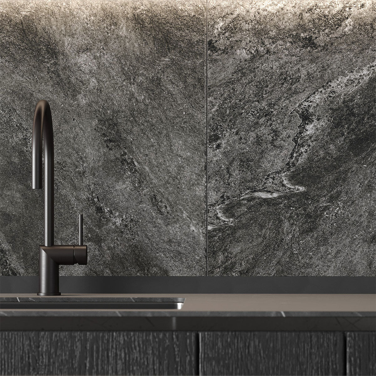 Klinker Newport Graphite Marmor Mat 60x60