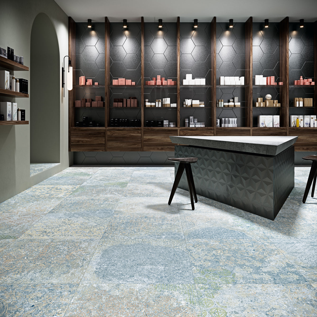 Klinker Bohemian Blue Mat 50x100