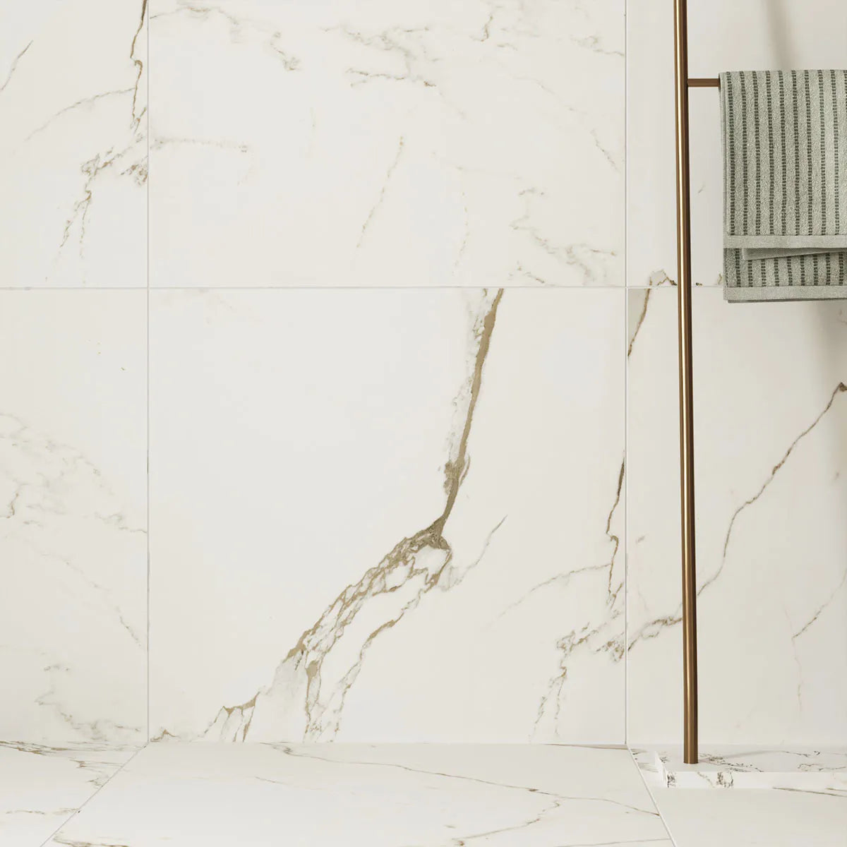 Klinker Carrara Gold Marmor Mat 60x60