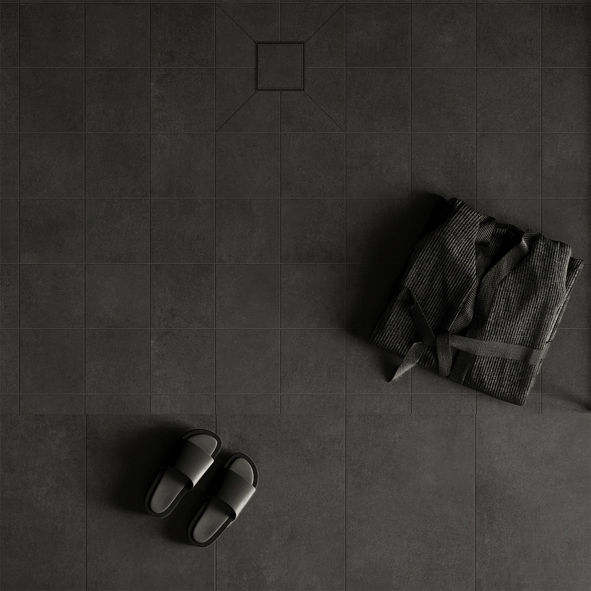 Klinker Concrete Graphite Mat 15x15