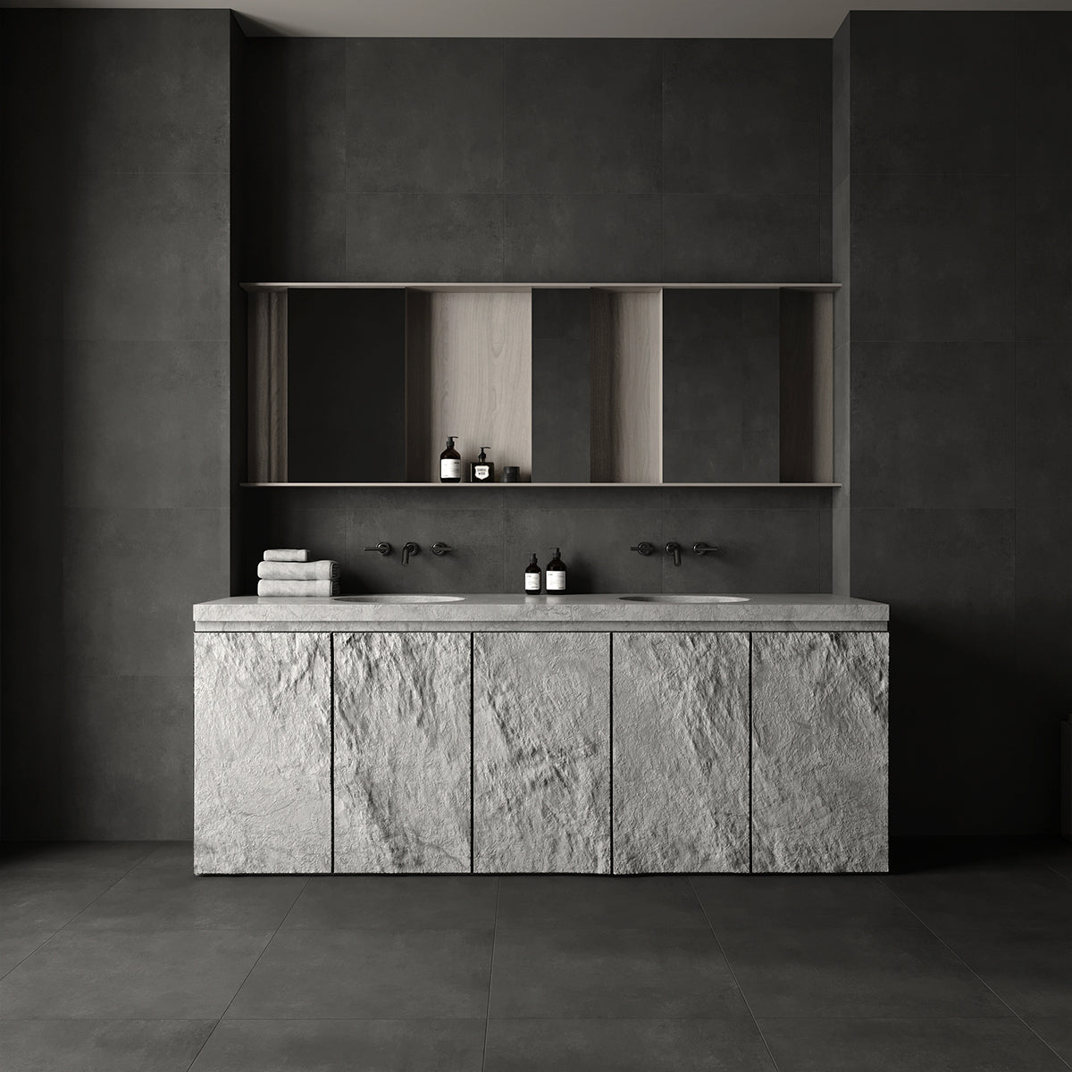 Klinker Concrete Graphite Matt 60x60