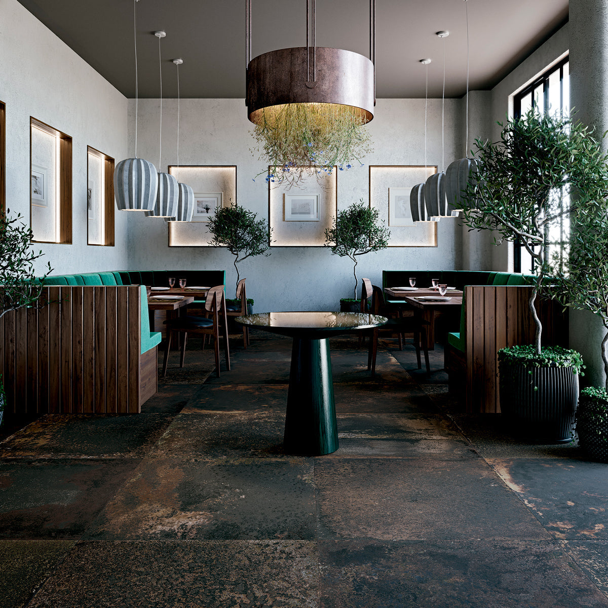 Klinker Corten Graphite Matt 60x60