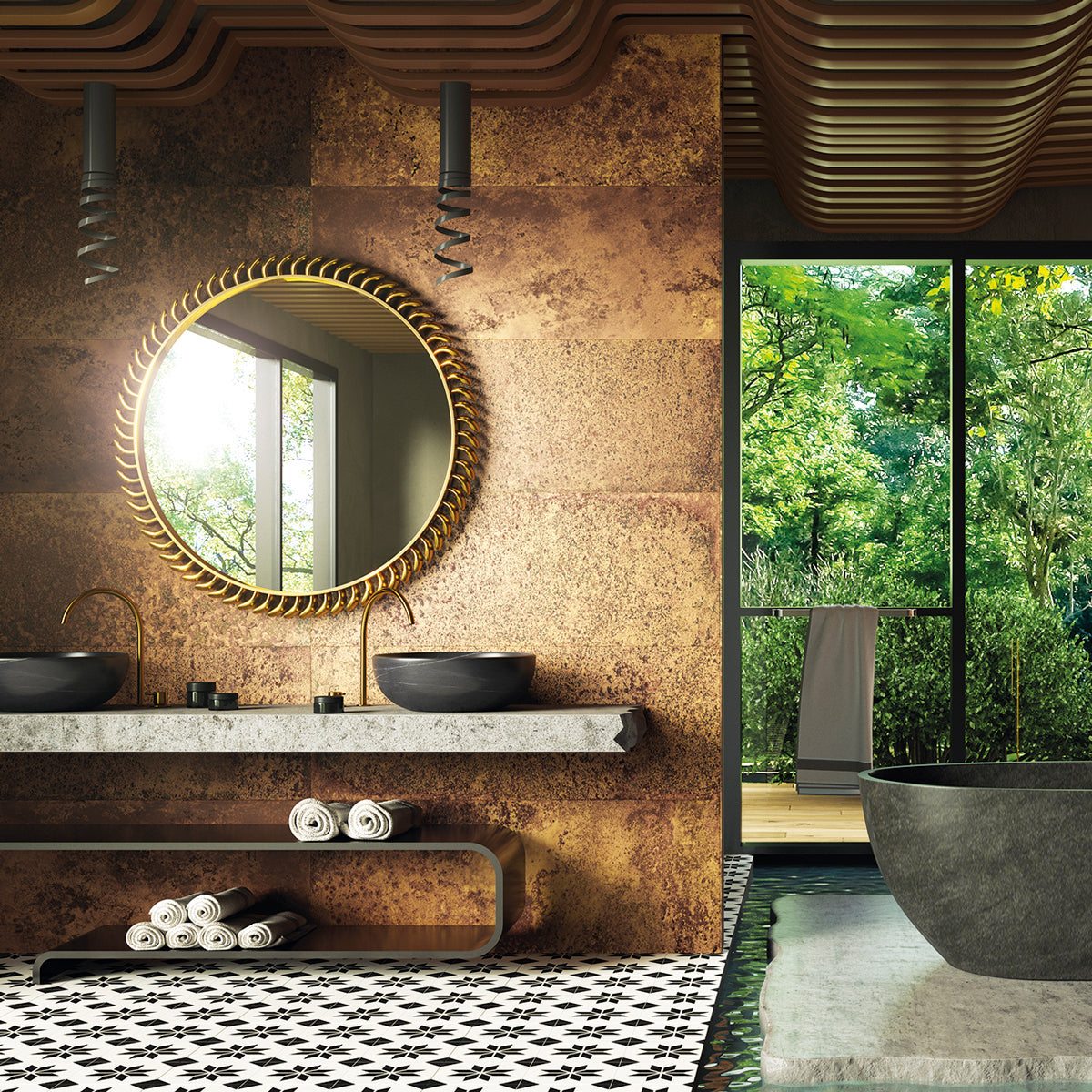 Klinker Corten Oxidum Mat 60x60
