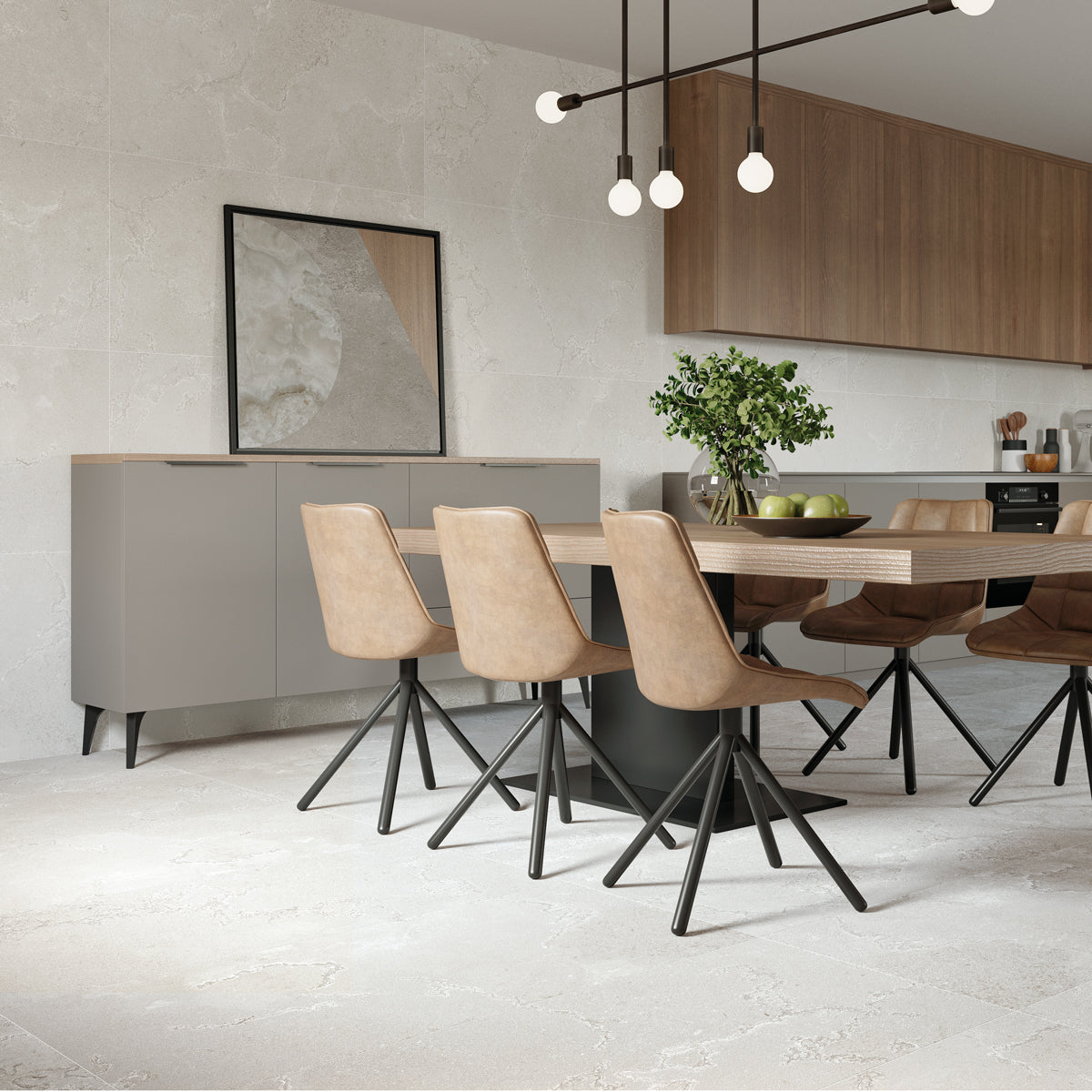 Klinker Cruise Kalksten Grey Matt 75x75
