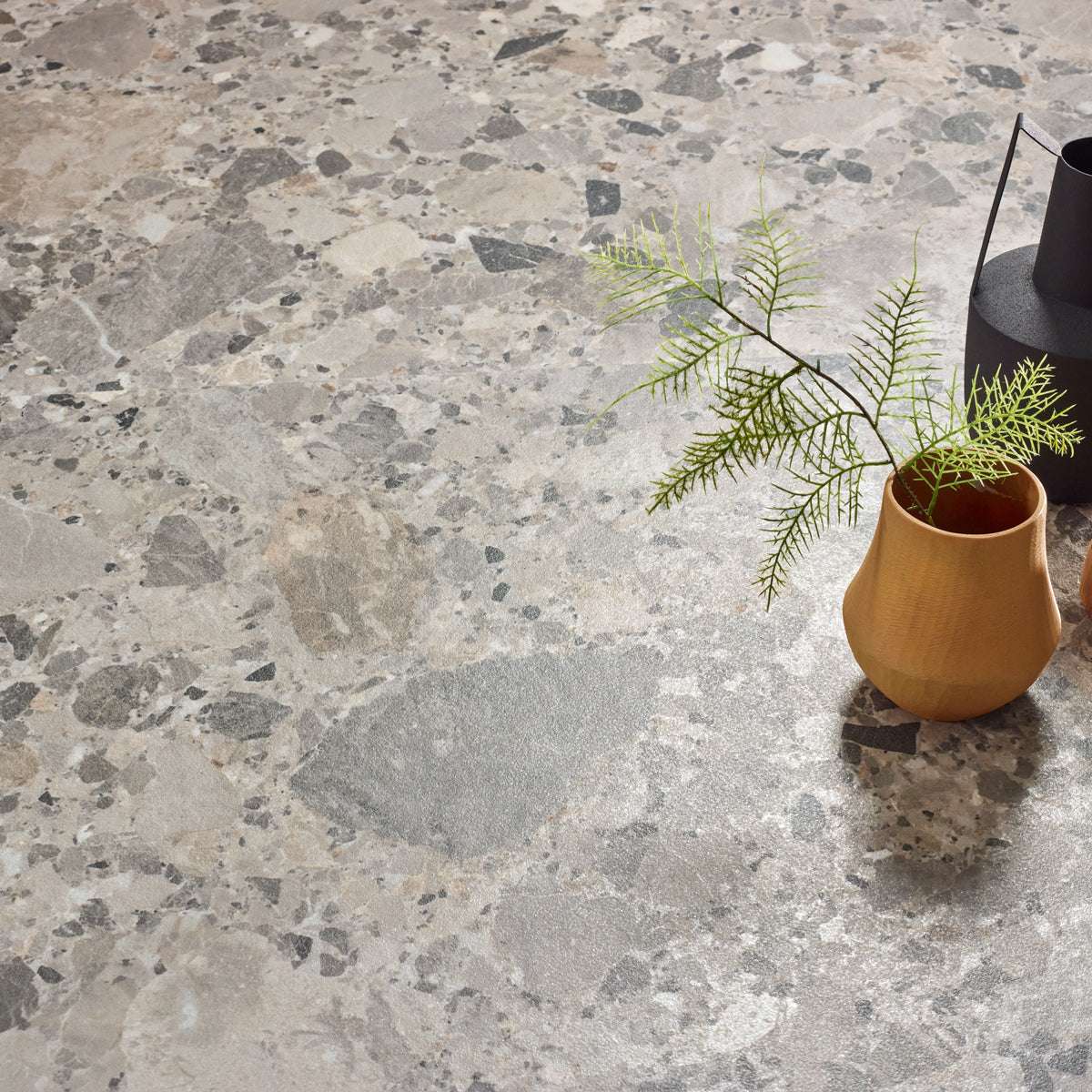 Klinker Inlay Terrazzo Natural Mat 60x120 – Kakelgiganten