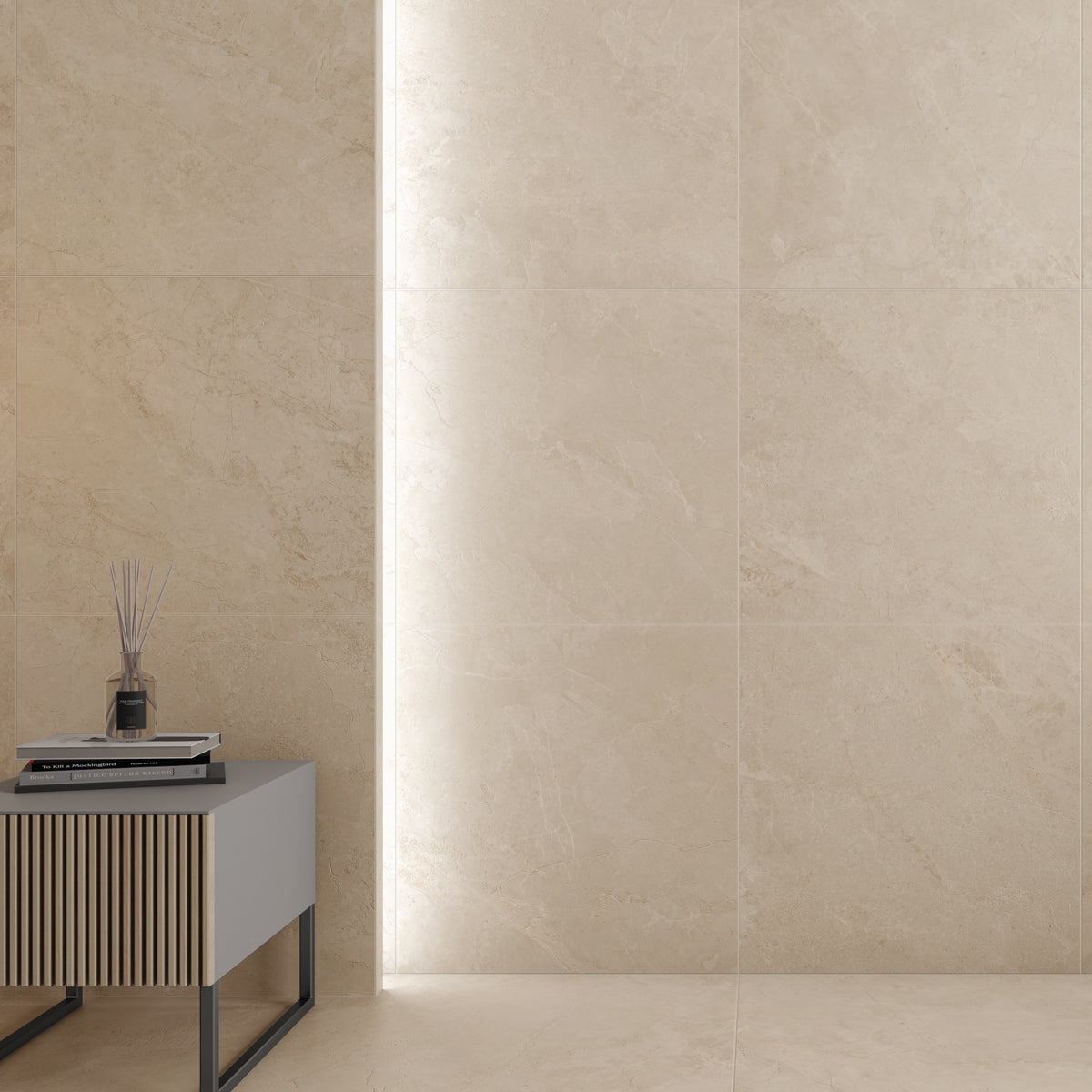 Klinker Marais Beige Marmor Mat 60x60