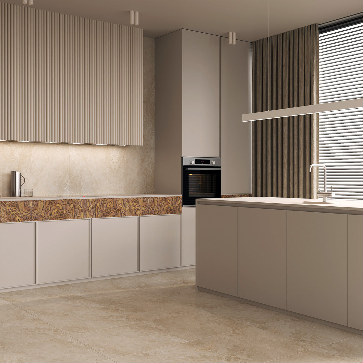 Klinker Marais Beige Marmor Mat 60x60