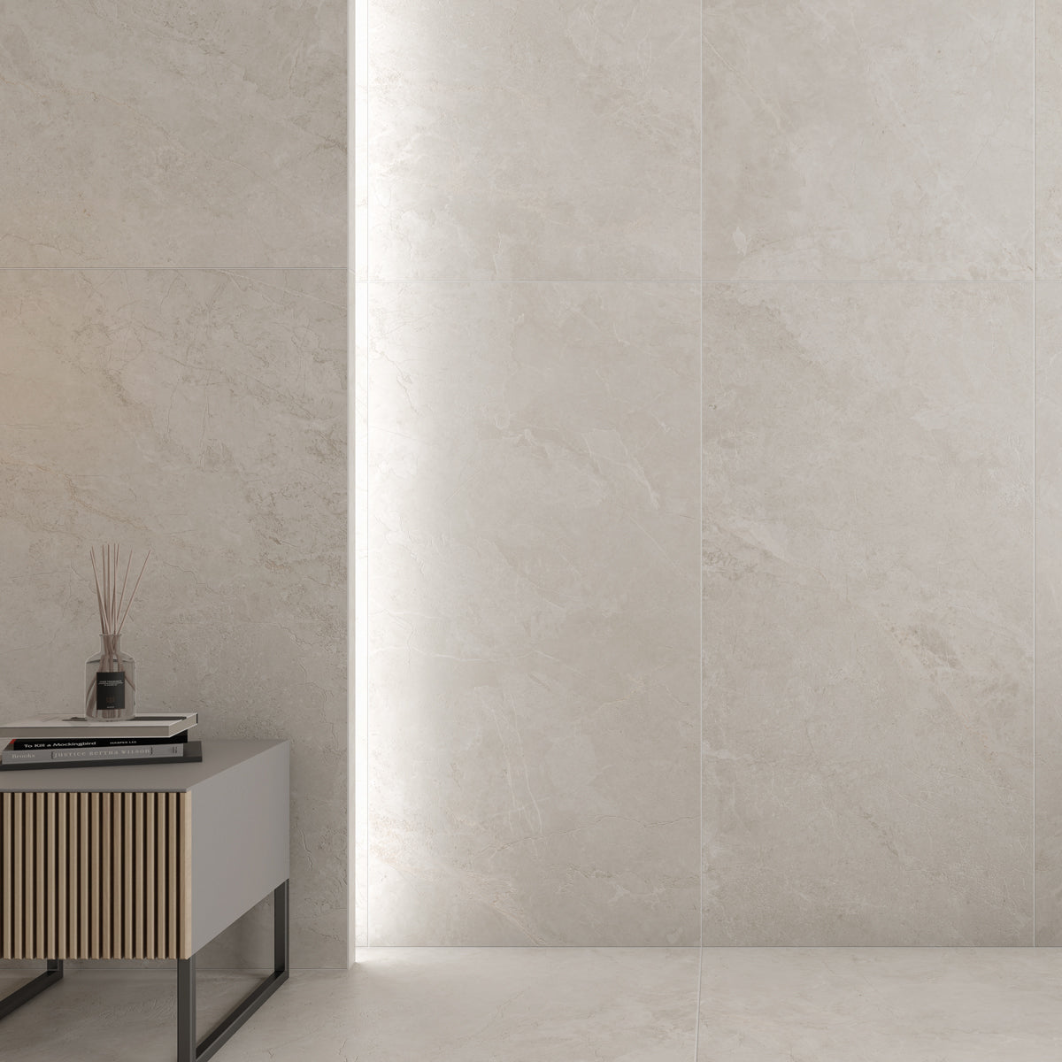 Klinker Marais Bone Marmor Mat 60x60