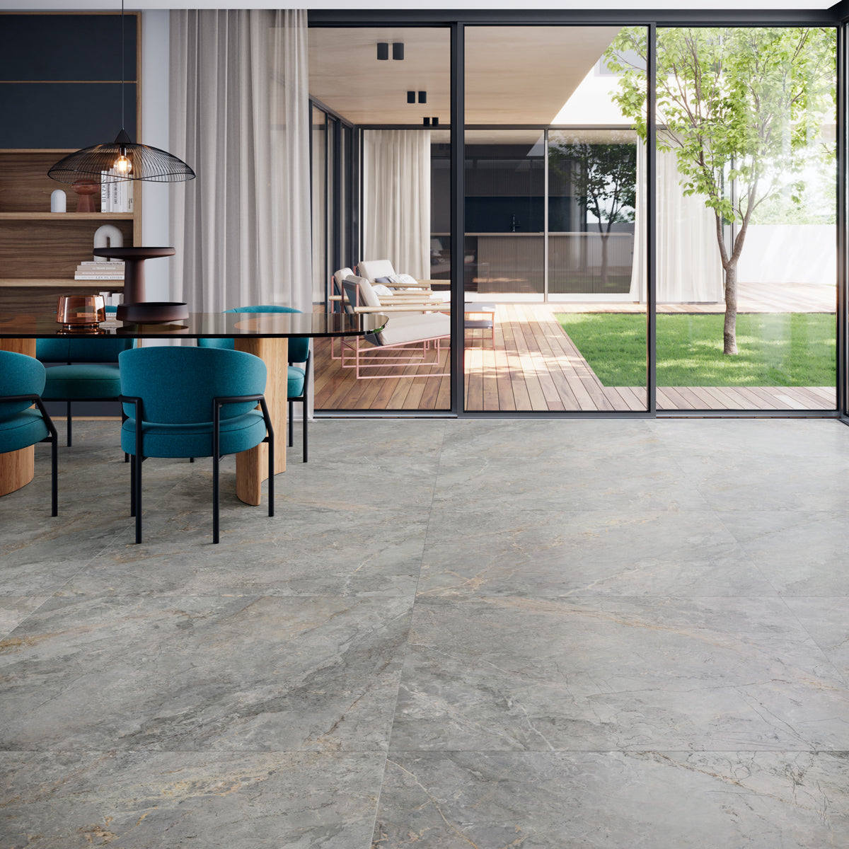 Klinker Marais Grey Marmor Mat 60x60