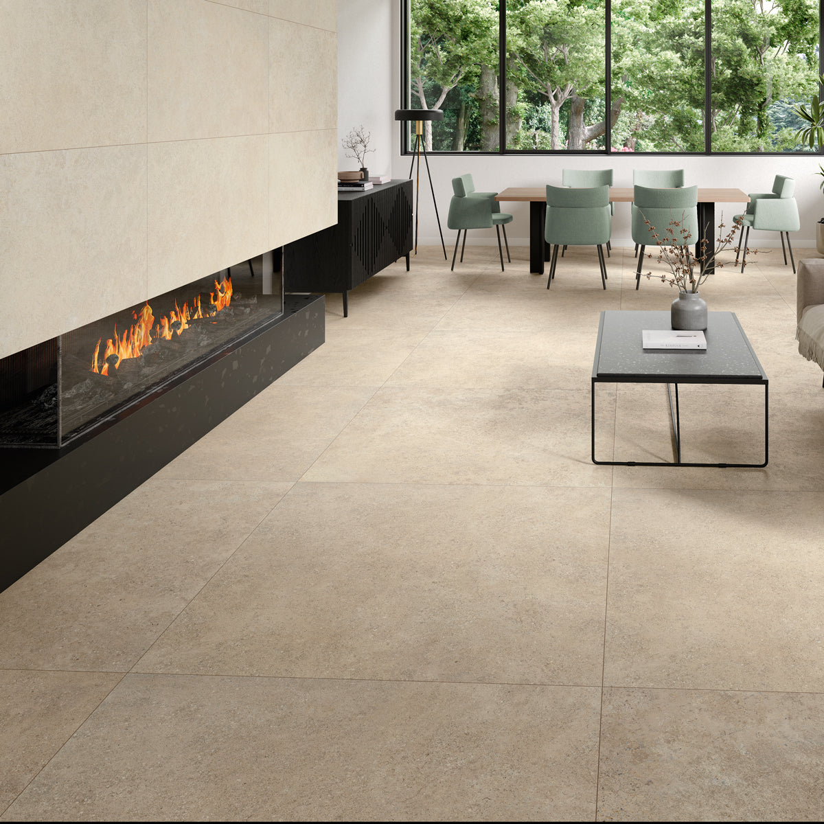 Klinker Regina Kalksten Natural Matt 75x75