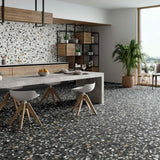 Klinker Terrazzo XL Graphite Mat 60x60