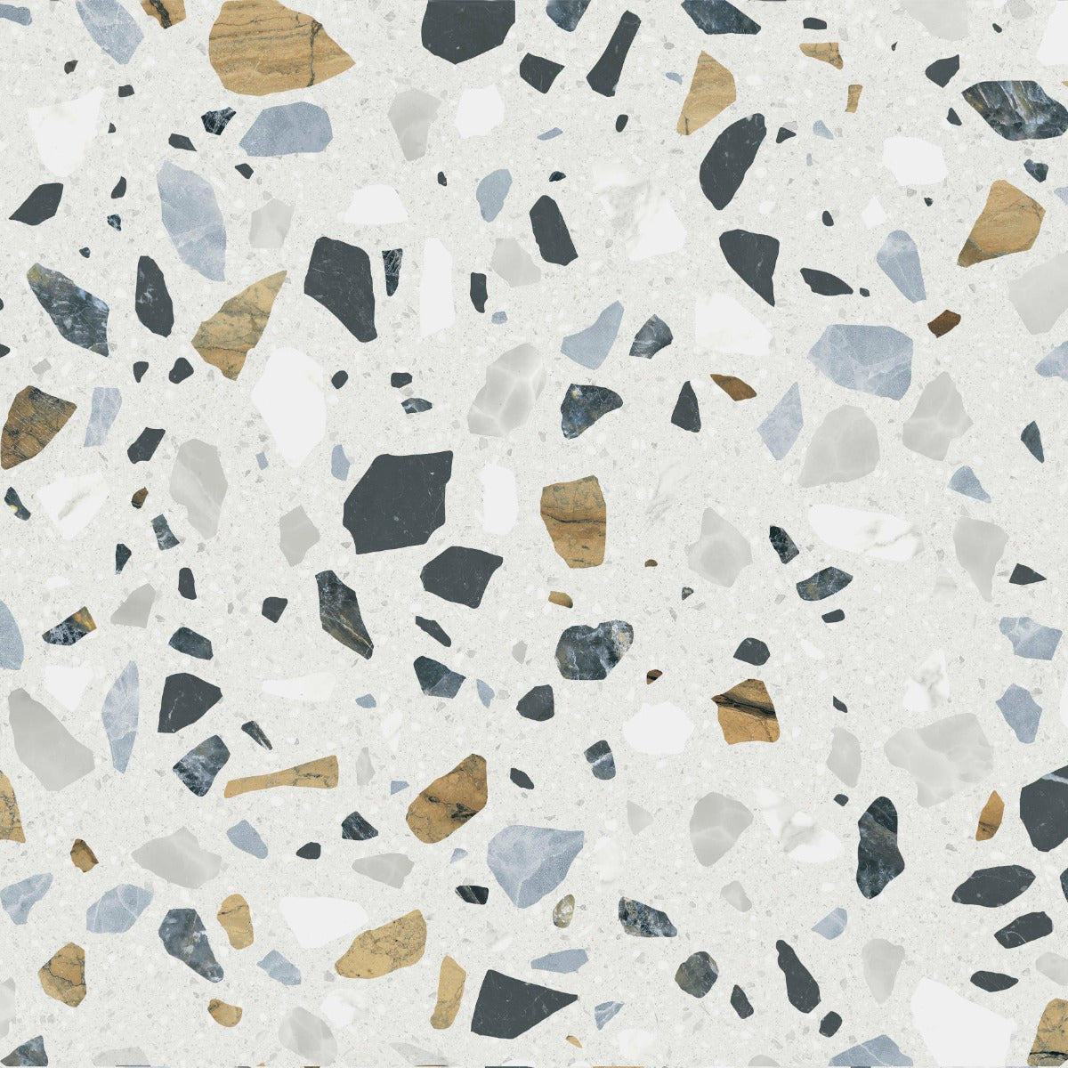Klinker Terrazzo XL White Mat 60x60