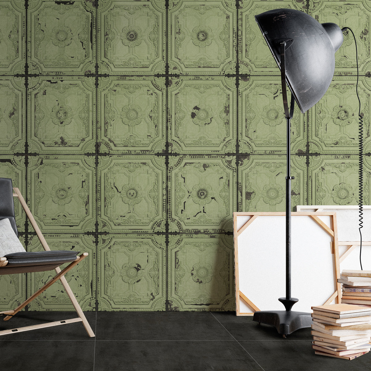Vægflise Victorian Green Nova Mat 45x120