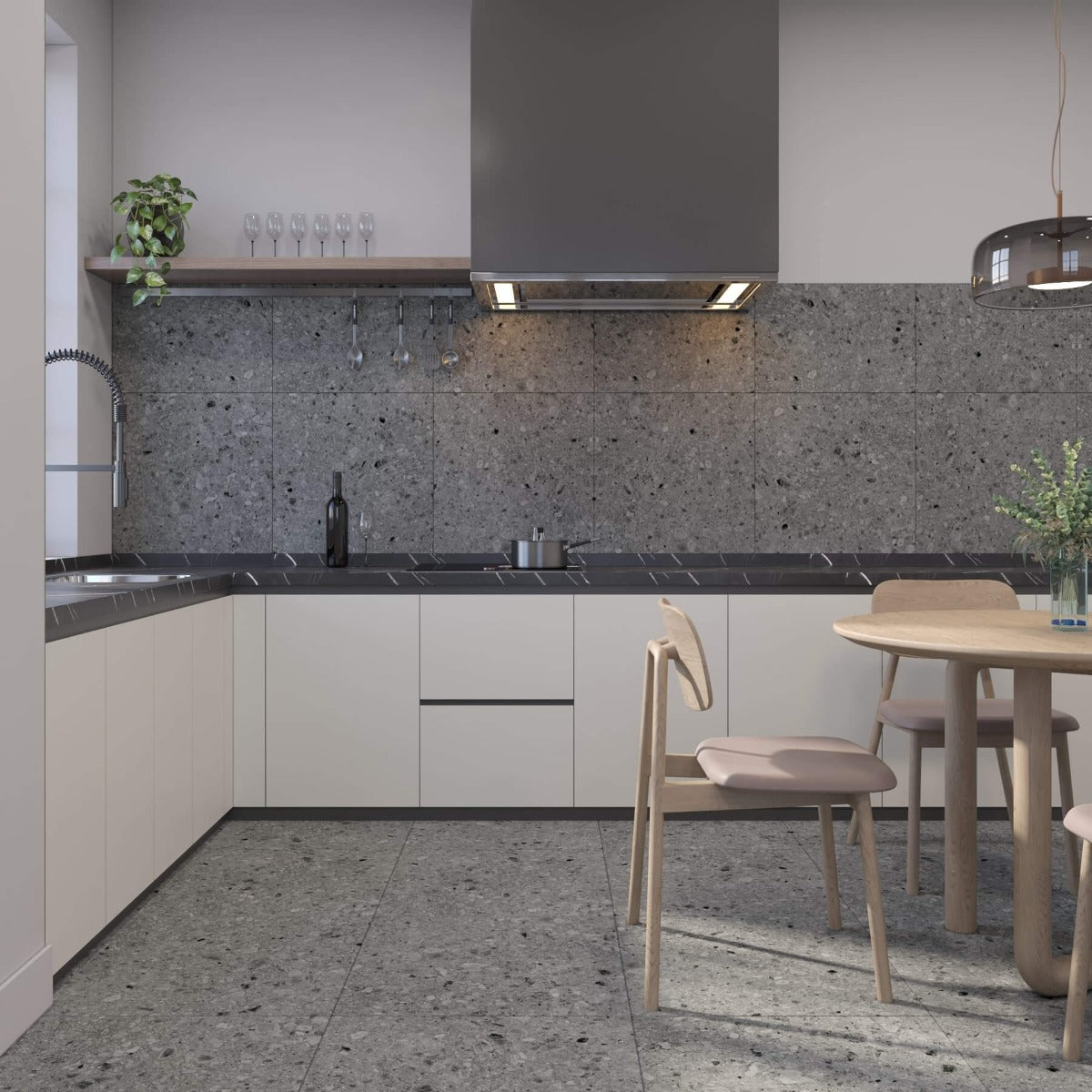 Klinker Flodsten Smoke 60x60