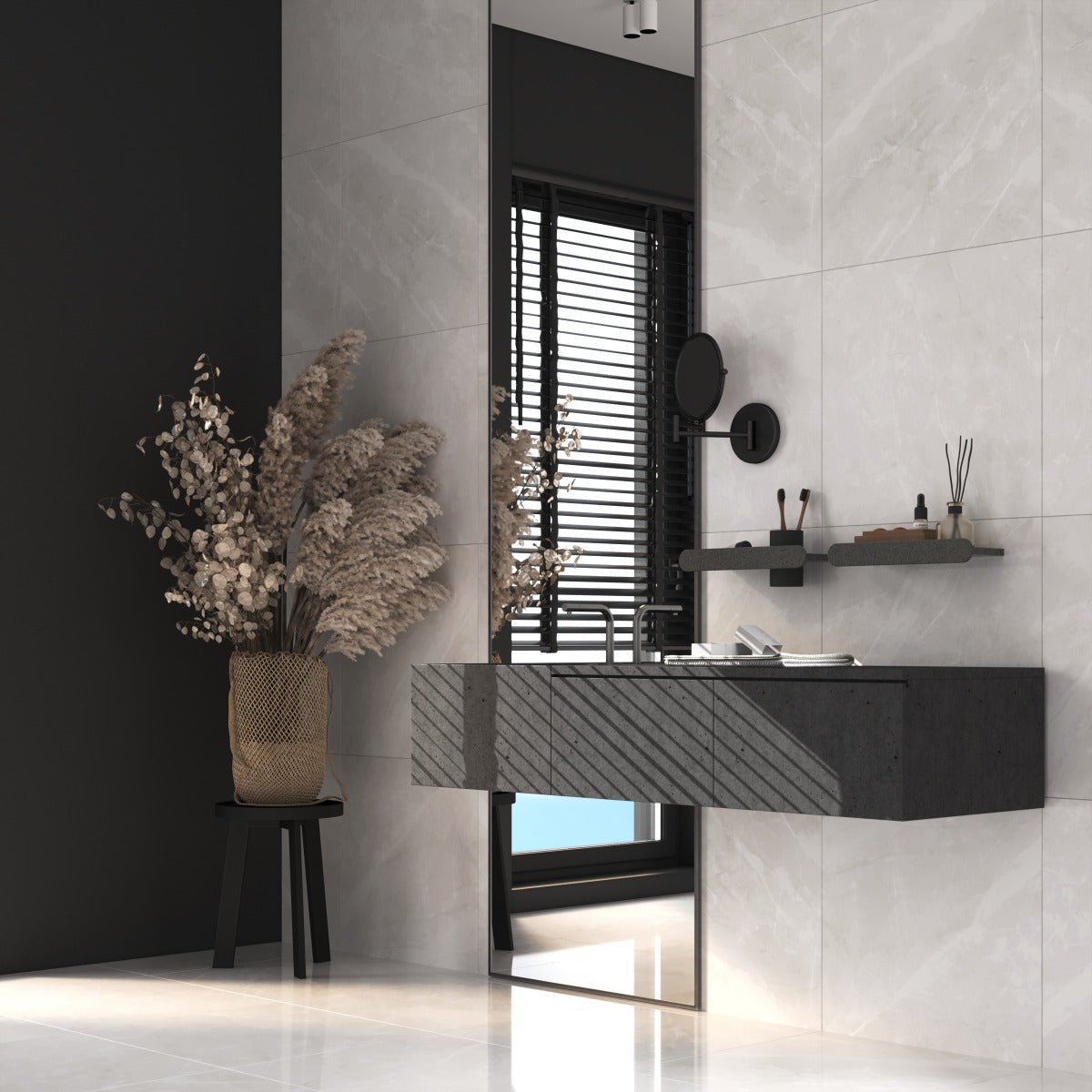 Klinker Magda Blanco Marmor Blank 60x60