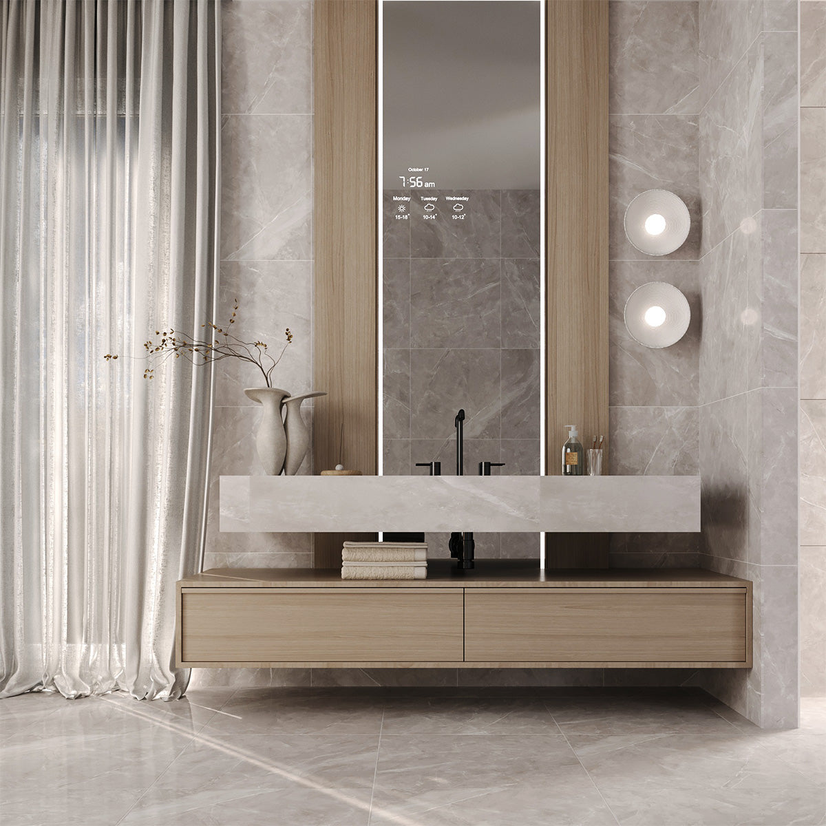 Klinker Magda Perla Marmor Blank 60x60