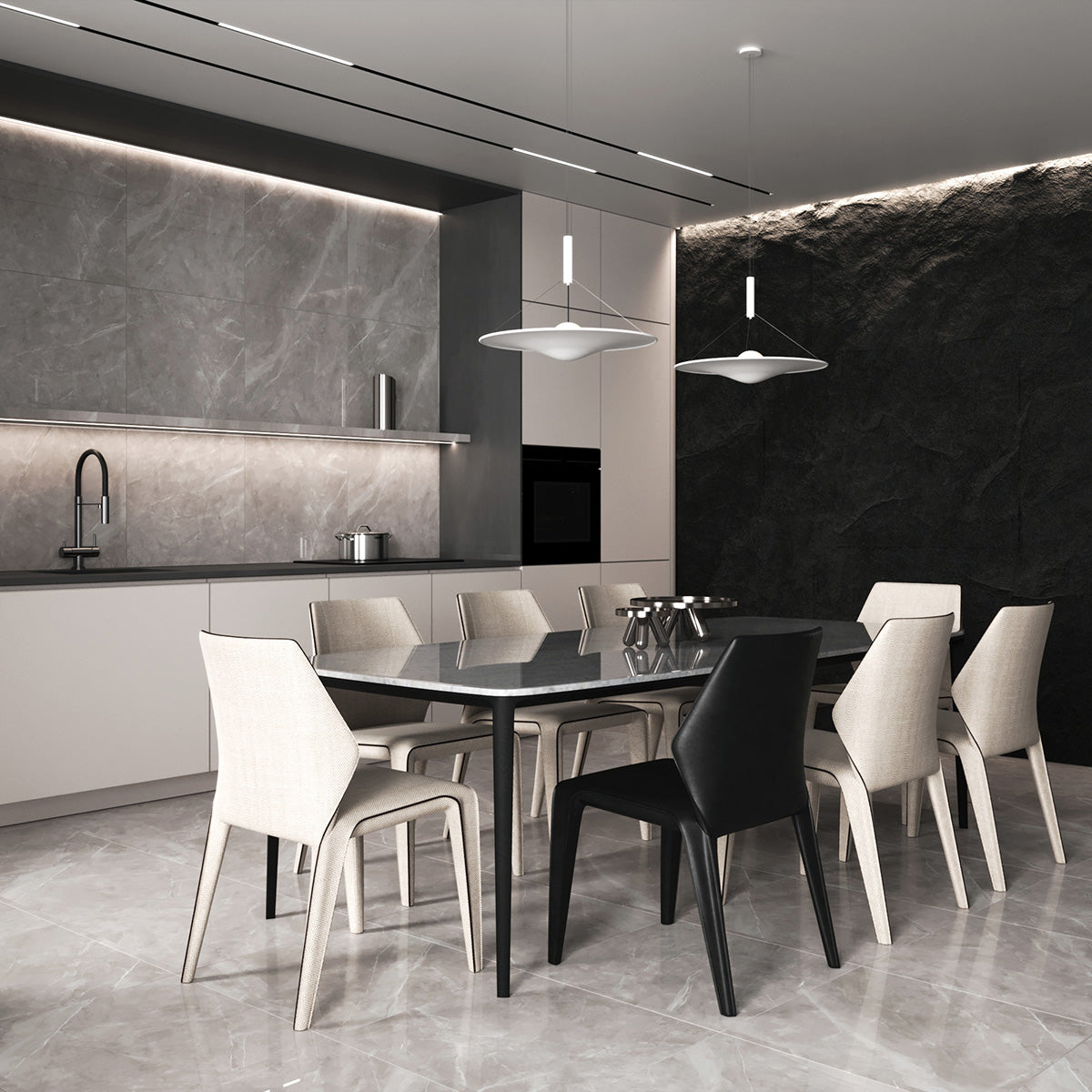 Klinker Magda Perla Marmor Blank 60x60