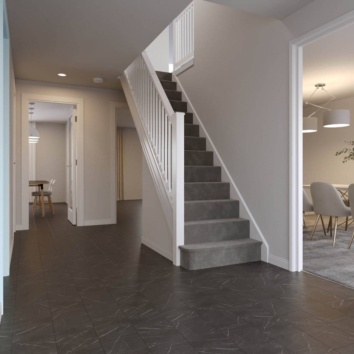 Klinker Marquina Marmor 22,5x22,5