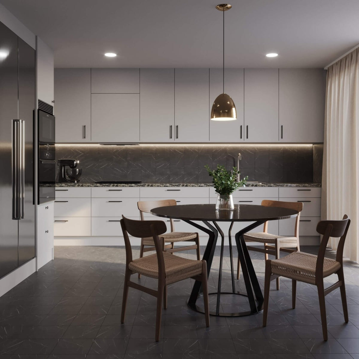 Klinker Marquina Marmor 22,5x22,5