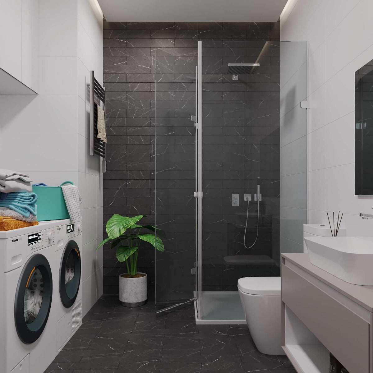 Klinker Marquina Marmor 9,9x49,2