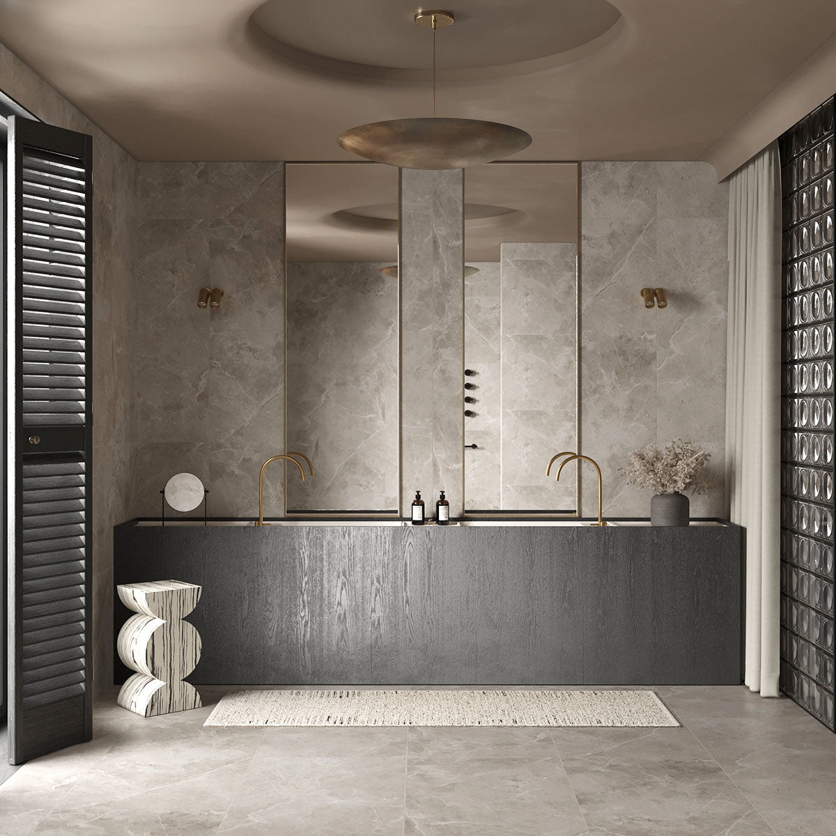 Klinker Pulpis Mid Grey Marmor Mat 60x60