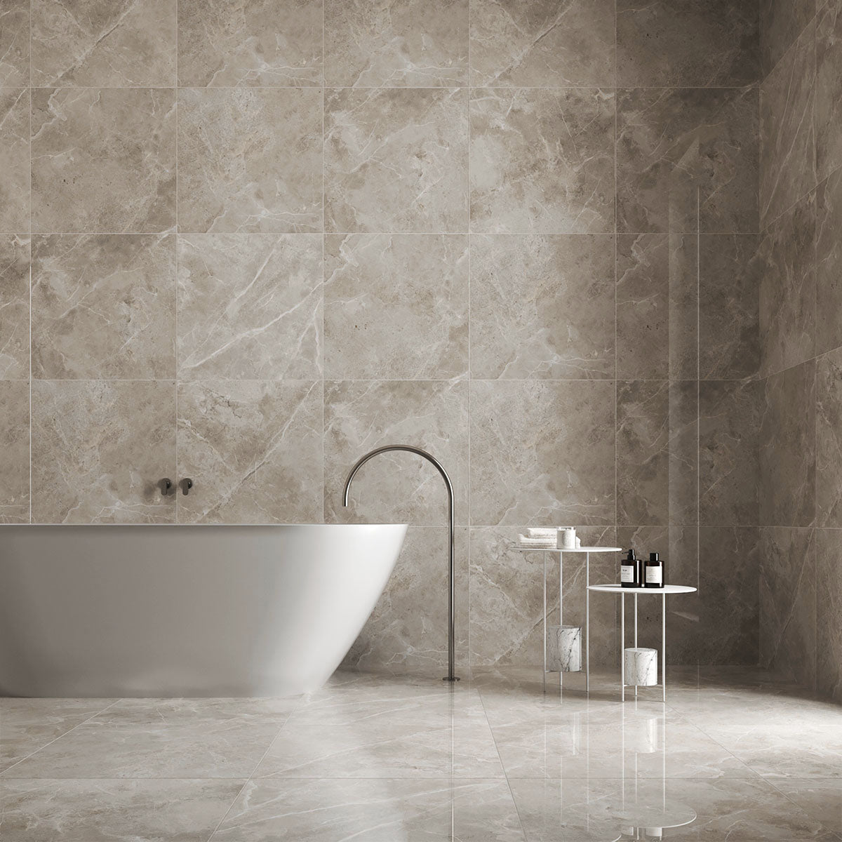 Klinker Pulpis Mid Grey Marmor Blank 60x60