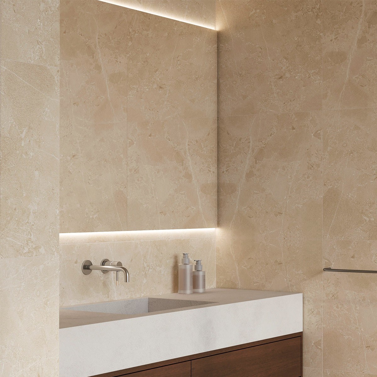 Klinker Pulse Cream Marmor Mat 60x60