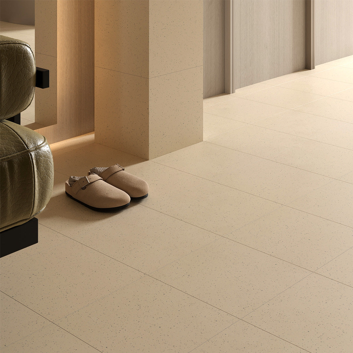 Klinker Salt & Peppar Beige Mat 30x30